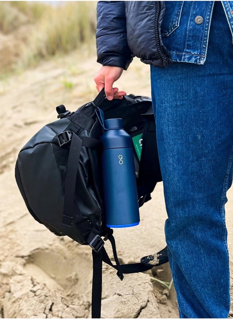 Ocean Bottle Eco-Friendly Stainless Steel Reusable Water Bottle Leakproof BPA Free Dishwasher Safe Double Wall Vacuum Insulated Thermos Flask - Ocean Blue - 34 oz - Image 4