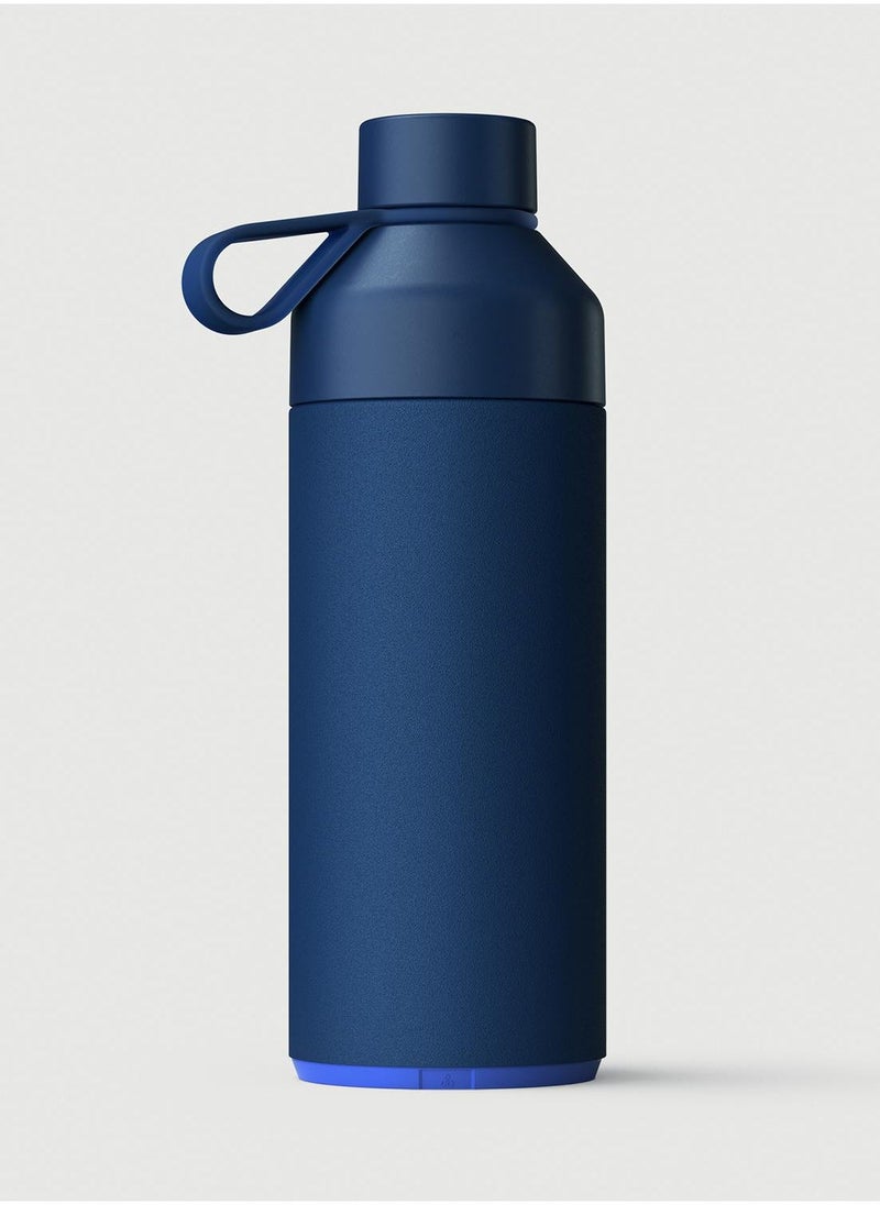 Ocean Bottle Eco-Friendly Stainless Steel Reusable Water Bottle Leakproof BPA Free Dishwasher Safe Double Wall Vacuum Insulated Thermos Flask - Ocean Blue - 34 oz - Image 1