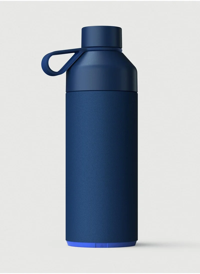 Ocean Bottle Eco-Friendly Stainless Steel Reusable Water Bottle Leakproof BPA Free Dishwasher Safe Double Wall Vacuum Insulated Thermos Flask - Ocean Blue - 34 oz