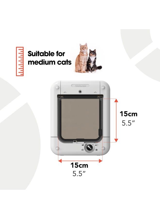 Closer Pets Cat Mate Closer Pets Microchip Activated Medium Size Door for Entry Control of up to 30 s - ISO and AVID Compatible - Image 4