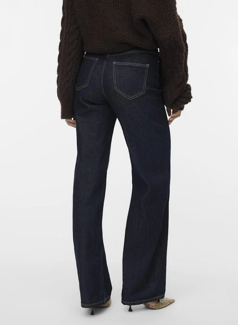 فيرو مودا High Rise Wide Leg Jeans