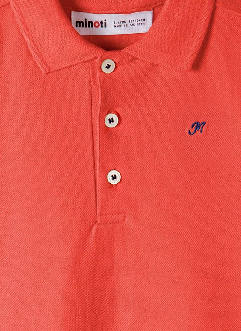 مينوتي فستان بولو للبنات المراهقات بحافة مزمومة - Image 3