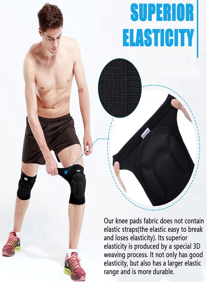 Soudittur Sponge Knee Pads Protective Thick Anti-Slip Collision Dance Kneeling Kneepads Adult Warm Avoidance Knee Sleeve - Image 3