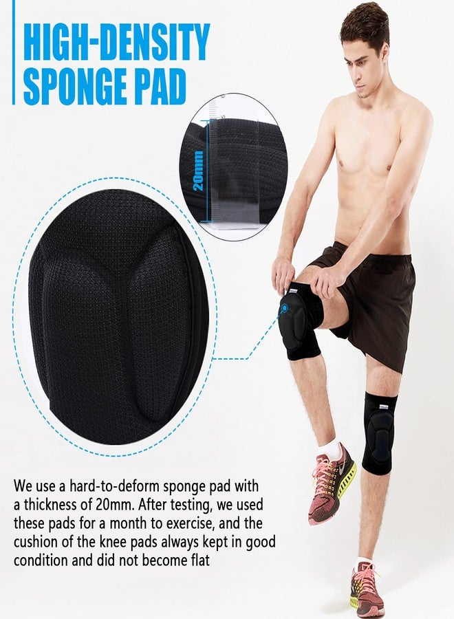 Soudittur Sponge Knee Pads Protective Thick Anti-Slip Collision Dance Kneeling Kneepads Adult Warm Avoidance Knee Sleeve - Image 4