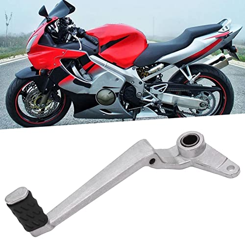 Ymiko Rear Brake Foot Pedal Lever High Strength Silver Aluminum Motorbike Brake Pedal Powersports Brake Pedals Replacement for Ducati Monsters 696 20092013 - Image 3