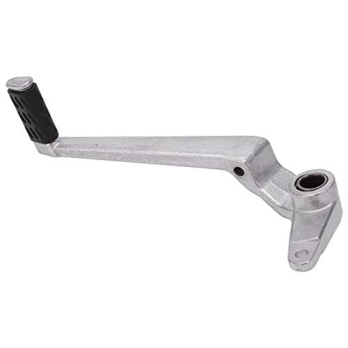 Ymiko Rear Brake Foot Pedal Lever High Strength Silver Aluminum Motorbike Brake Pedal Powersports Brake Pedals Replacement for Ducati Monsters 696 20092013 - Image 1