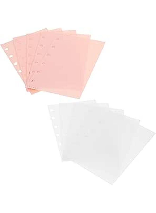 10 Pack Side Opening Binder Pockets Plastic Folder Pouches For Document Organization Office Storage - Image 1