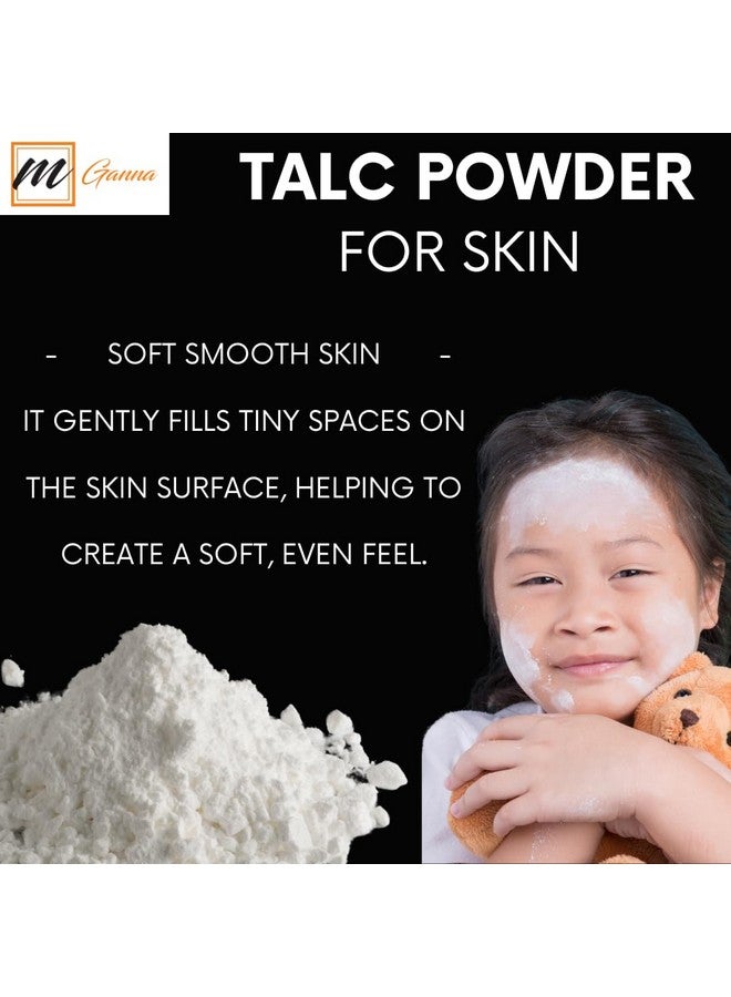 mGanna 100% Natural Talc Powder for Facial Make-up, Cosmetic Formulations, and Other Industrial Application 1 LBS / 454 GMS - Image 3