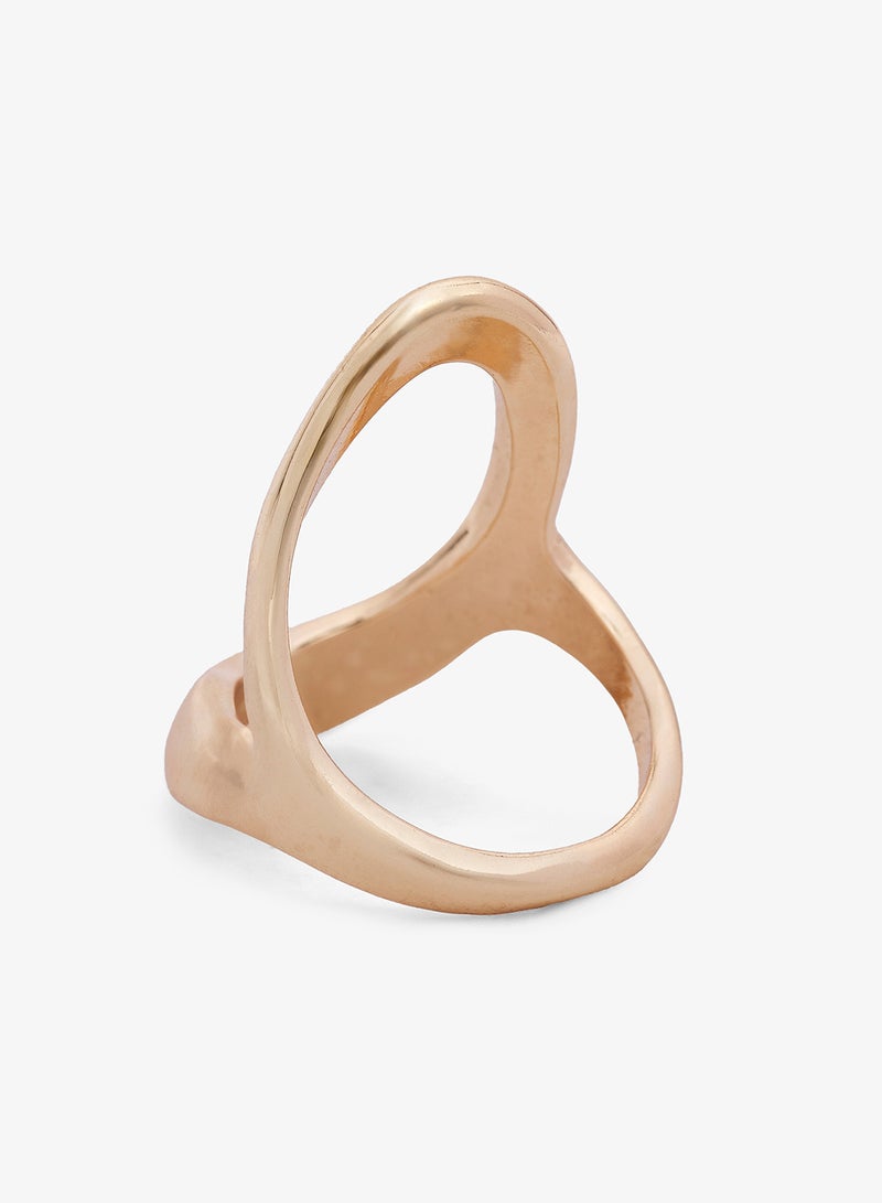 Ginger Chunky Gold Ring - Image 3
