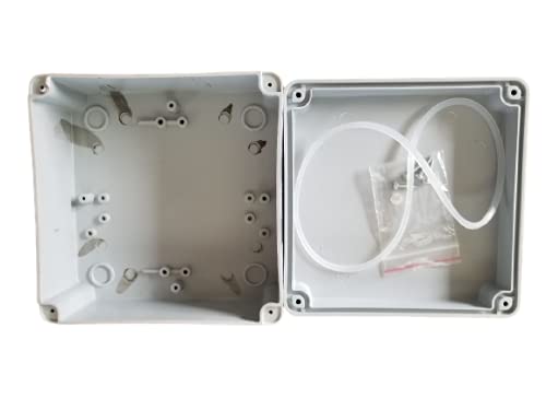 KAMCON 150mmx150mmx70mm IP65 Waterproof Junction Box Electric Project EnclosureRectangle Power Case with Holes6 x 6 x 28 PVC Square Junction Box for CCTV Cameras IP65 - Image 2