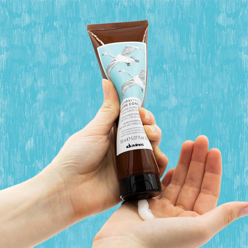 Davines بلسم دافينس ناتشرتك ويلبينج، يفك التشابك مع إضافة الرطوبة واللمعان، يجعل الشعر سهل التصفيف، 5.07 أونصة سائلة - Image 5