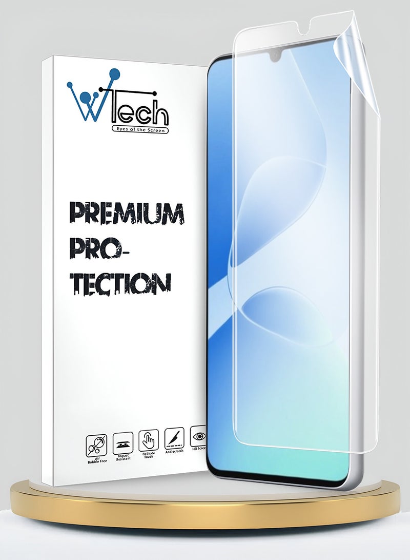 دبليو تيك حماية شاشة رقيقة ومرنة من هيدروجيل إنفينيكس هوت 60 5G 2025 (MSHFMN) - شفافة - Image 1