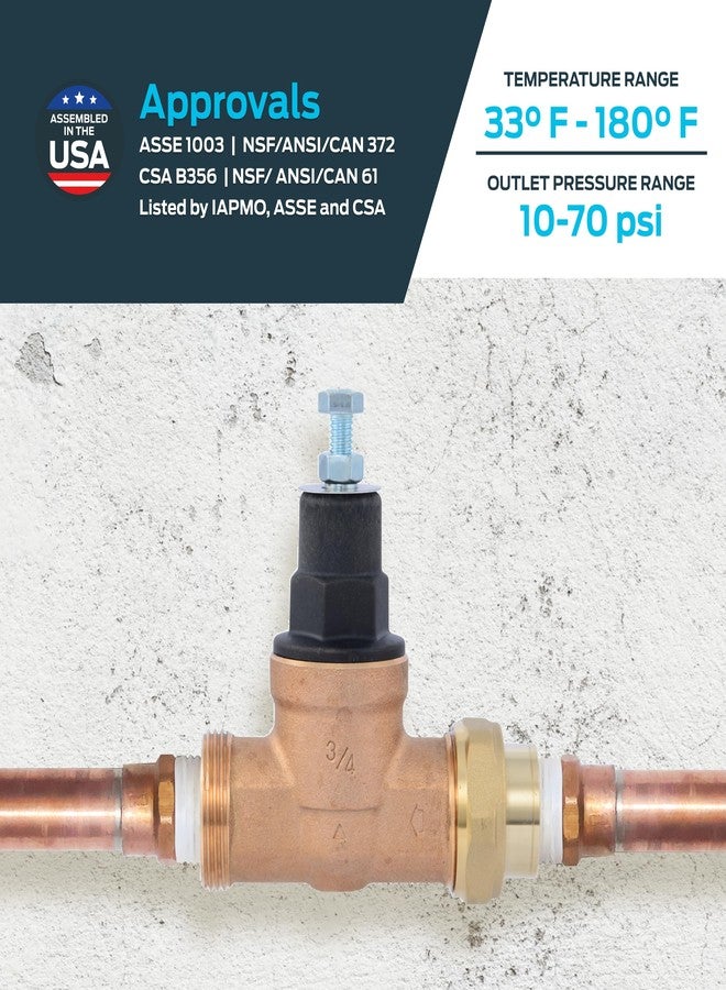 Cash Acme صمام تنظيم الضغط Cash Acme EB45، وصلة واحدة، 3/4 بوصة NPT أنثى × NPT أنثى، غطاء بولي، 60 رطل لكل بوصة مربعة، PVA16P-SUTH-60 - Image 4