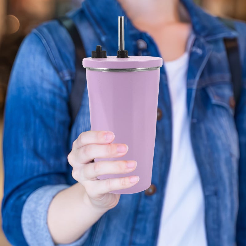 Vacuum Insulated Tumbler Stainless Steel Coffee Cup with Travel Mug Water Bottle - Image 3