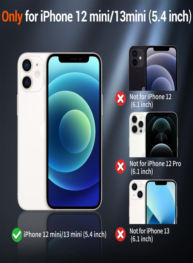 استلق جراب SUPFINE المغناطيسي لهاتف iPhone 12 Mini و iPhone 13 Mini (متوافق مع MagSafe) (حماية فائقة ضد السقوط بمعايير عسكرية) غطاء هاتف رفيع وشفاف غير لامع مقاوم للصدمات، لون رمادي لافندر - Image 2
