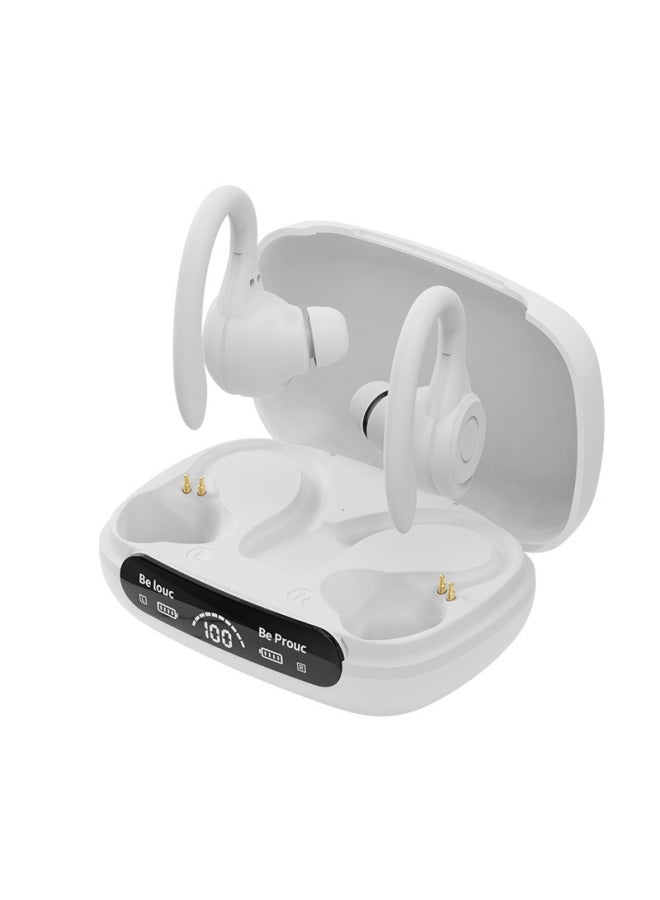 Factory direct supply new ear-hanging Y7 wireless Bluetooth headset sports running private model tws with digital  display - Image 1