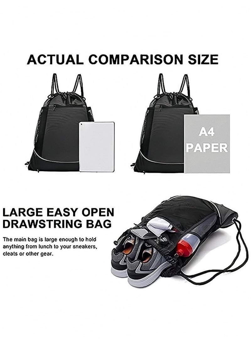 Kibee Rope pocket backpack, men's and women's outdoor travel sports backpack, basketball football swimming cycling bag. - Image 4