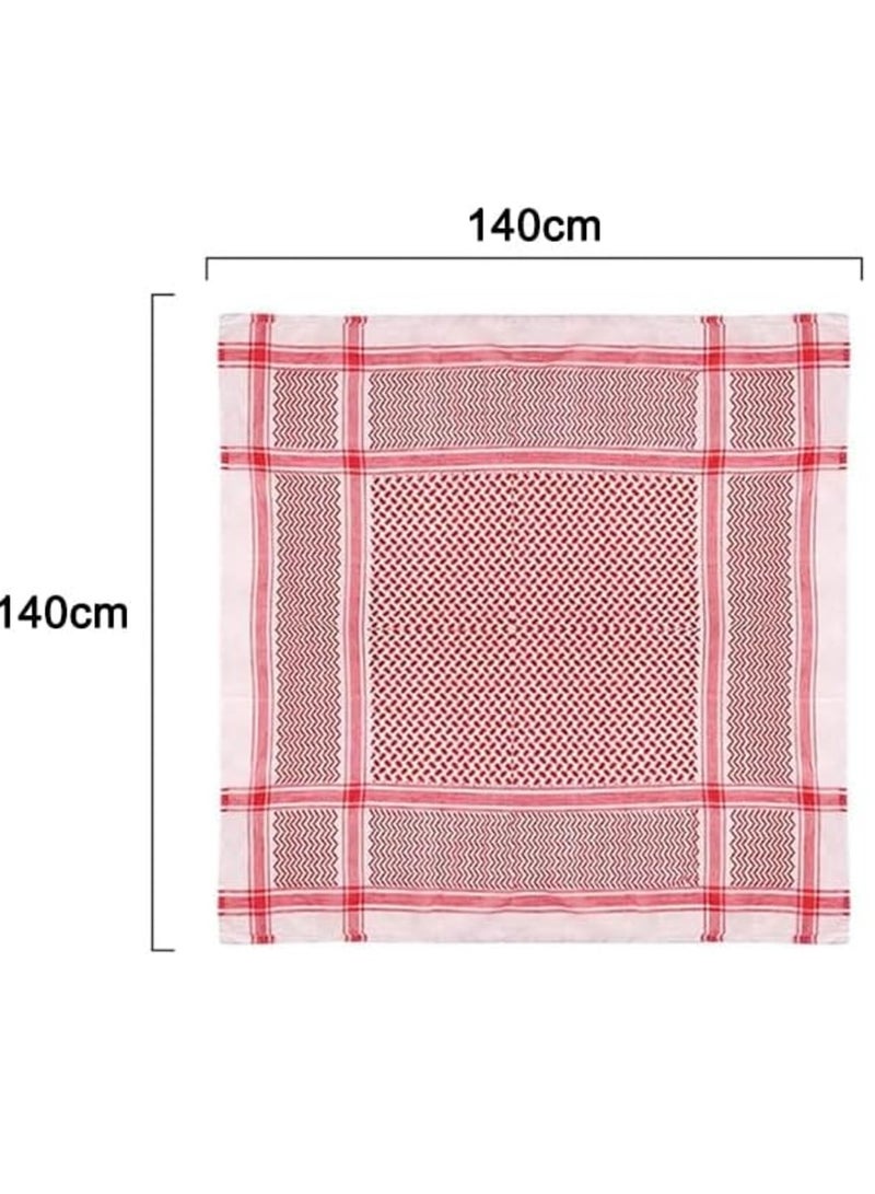 Tactical Desert Head Wrap Scarf - Arabic Turban for Men and Women (140x140cm) - Image 2