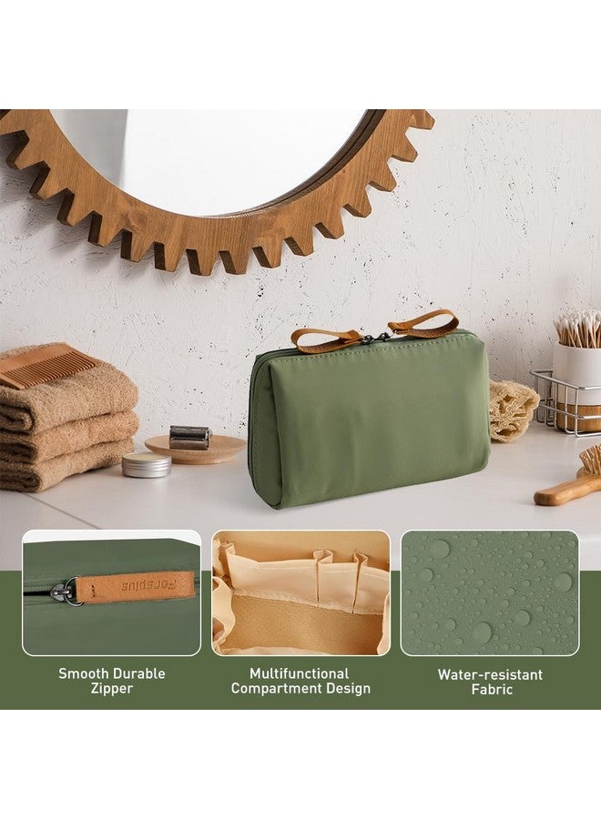 ماي كرييت حقيبة مكياج صغيرة من MAYCREATE® مكونة من قطعتين، حقائب مكياج للسفر للنساء والفتيات، حقائب مستحضرات تجميل مقاومة للماء للنساء، حقيبة تنظيم مكياج محمولة صغيرة وحقائب أدوات الزينة (15 × 10 × 5.5 سم) - Image 3