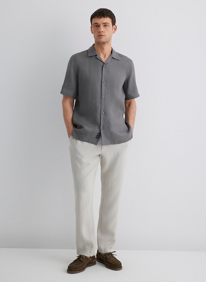 MAVI Gray Linen Pants - Image 2
