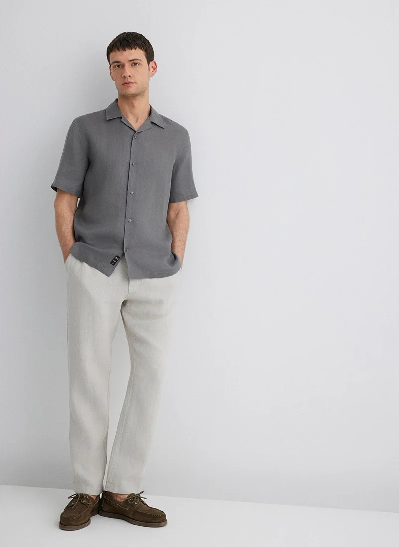 MAVI Gray Linen Pants