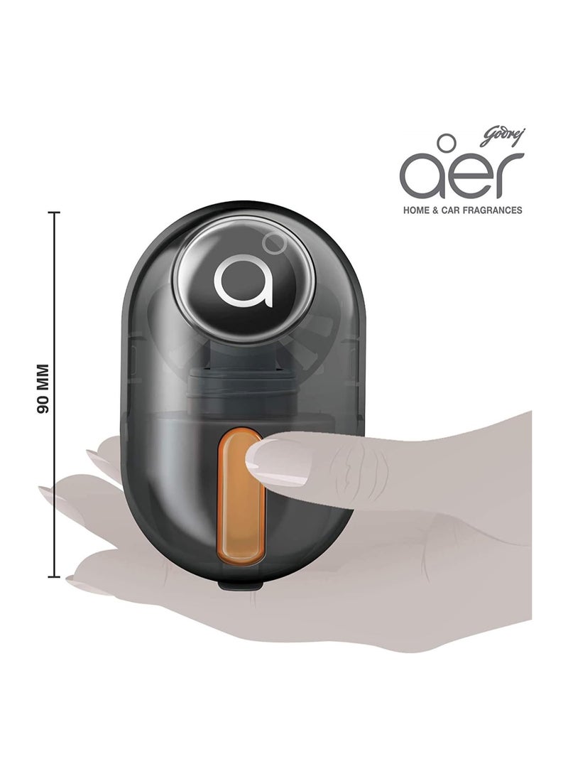 Godrej Aer - Godrej aer click, Car Vent Air Freshener Kit - Musk After Smoke (10g), black - Image 1