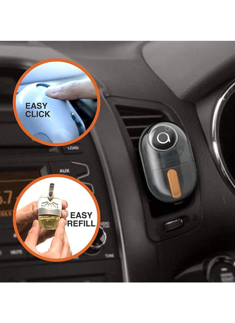 Godrej Aer - Godrej aer click, Car Vent Air Freshener Kit - Musk After Smoke (10g), black - Image 1