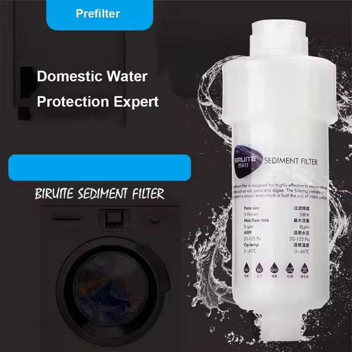 Befach Befach Washing Machine Filter for Hard Water Chlorine Limescale Removal Hard Water Softener for Top Load and Front Load Machines Blue Colour Quantity 1 Pcs - Image 5