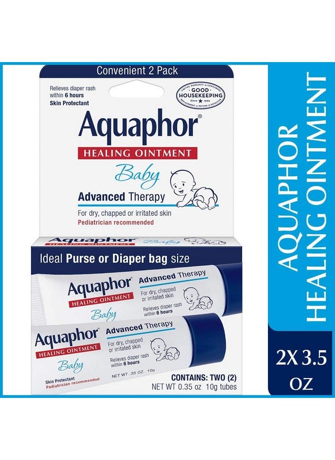 Aquaphor - Aquaphor Baby Healing Ointment 0.35 Ounce 2 Count (10ml) (2 Pack) - Image 1