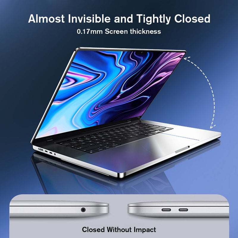 واقي شاشة مغناطيسي مضاد للتجسس لجهاز MacBook Pro مقاس 16 و16.2 بوصة - Image 5