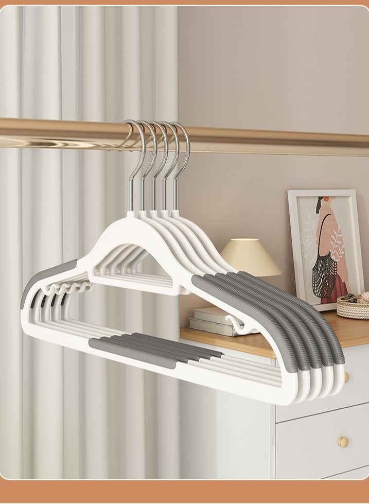 (50pcs) Sturdy Adult Hangers  +20 Clothes Non-Slip Clips, Heavy Duty, Non-Slip Design for Bedroom Closet, Shirts, Pants, and Coats, Space-Saving Organization - Image 3
