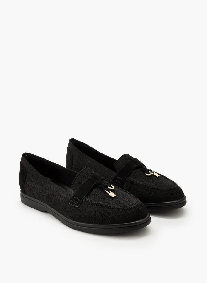 لو كونفورت Women Metal Charm Loafers