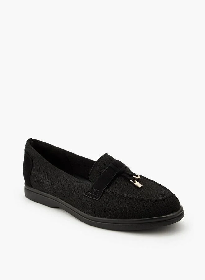 لو كونفورت Women Metal Charm Loafers