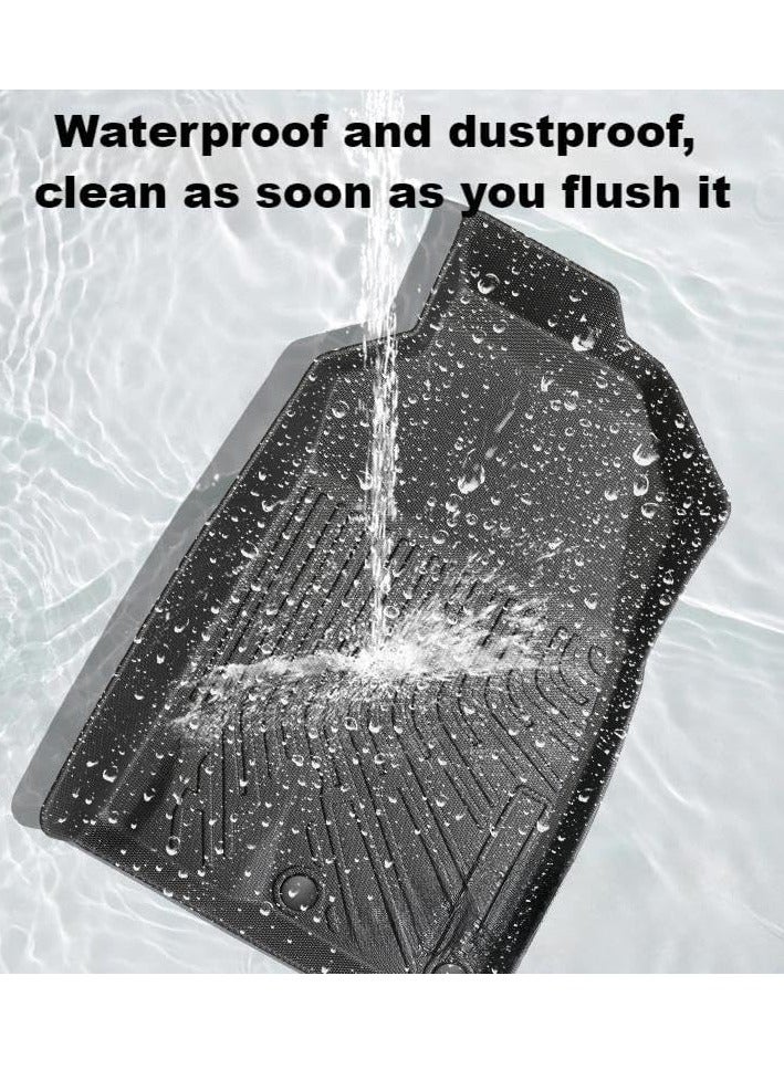 Floor Mats & Cargo Liner For Jetour T2 Traveler 2024 2025 Accessories Floor Mats 2 Row Liner Set All Weather TPE 3D Floor Liners Rear Cargo Mat - Image 3