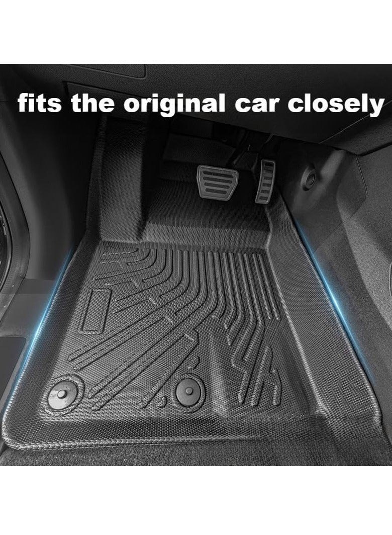 Floor Mats & Cargo Liner For Jetour T2 Traveler 2024 2025 Accessories Floor Mats 2 Row Liner Set All Weather TPE 3D Floor Liners Rear Cargo Mat - Image 4