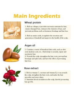 Sokgo Moroccan Hair Treatment Masks, Hydrating Argan Oil Hair Mask, Collagen Hair Treatment, Deep Conditioning Hair Mask for Dry Damaged Hair  - Image 3