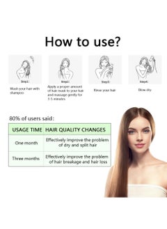 Sokgo Moroccan Hair Treatment Masks, Hydrating Argan Oil Hair Mask, Collagen Hair Treatment, Deep Conditioning Hair Mask for Dry Damaged Hair  - Image 4