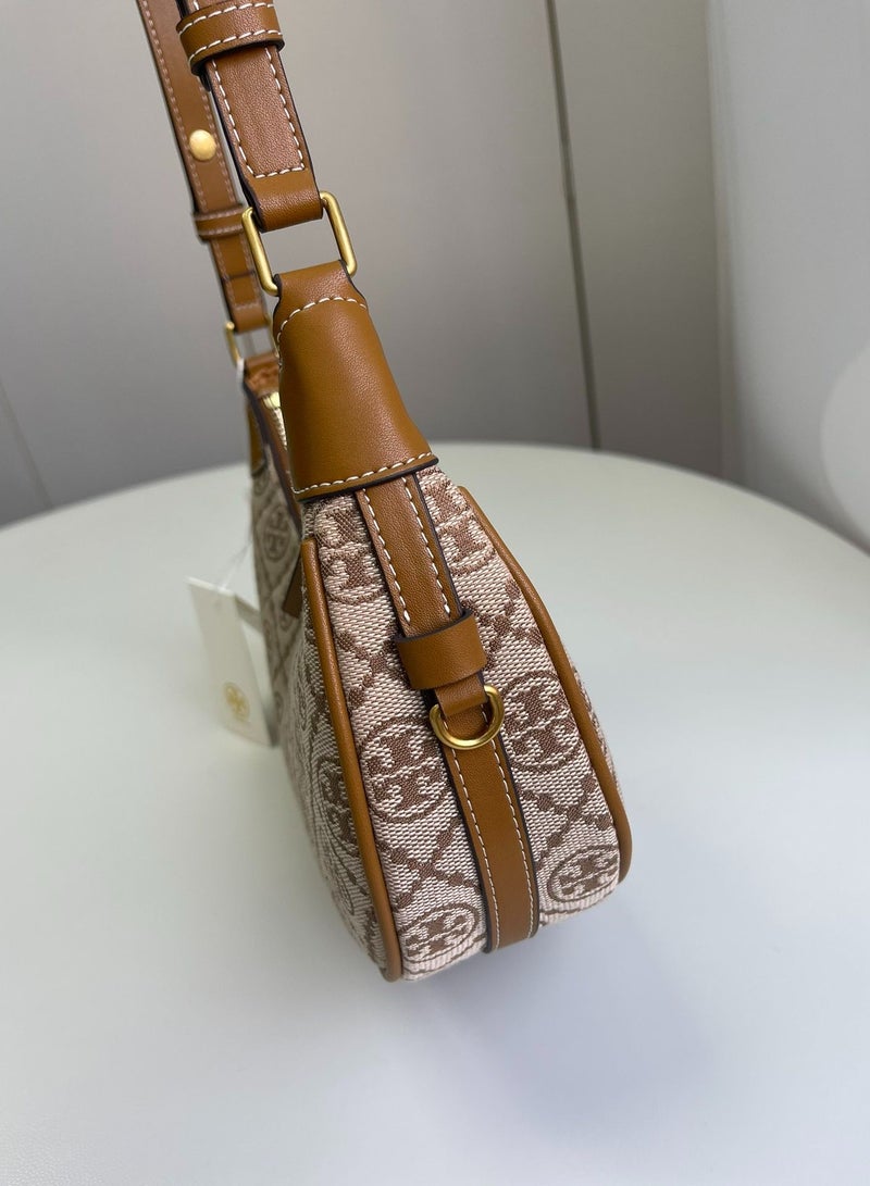 Burch T Monogram Crescent shoulder bag - Image 4