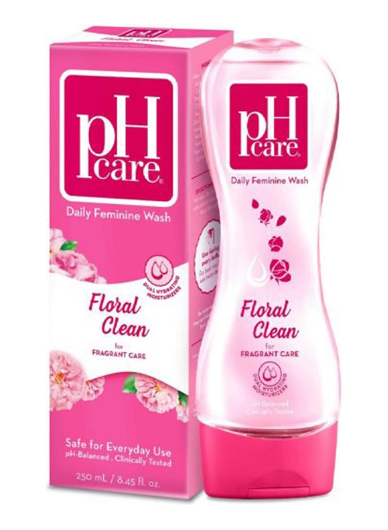 pH Care Daily Intimate Hygiene Wash – Floral Clean 250 ml - Image 1