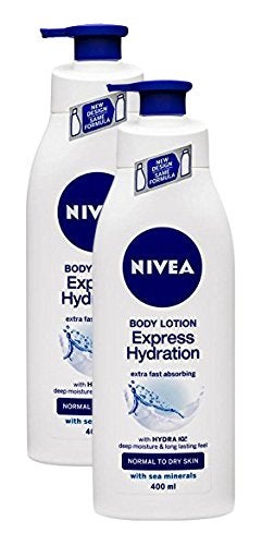 Nivea Big Bazaar Combo - Body Lotion Express Hydration, 400Ml (Pack Of 2) Promo Pack