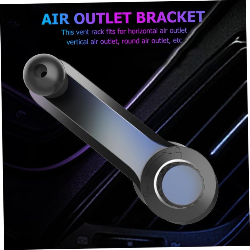 2 Pcs Black Air Vent Phone Mount With Swivel For Secure Fit And Easy Viewing - Image 5