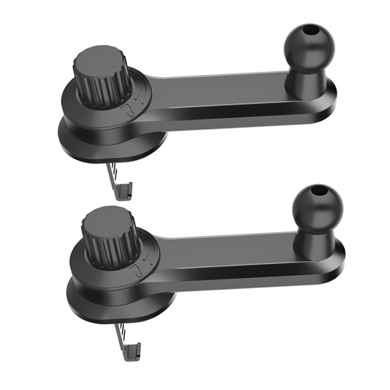 2 Pcs Black Air Vent Phone Mount With Swivel For Secure Fit And Easy Viewing - Image 2