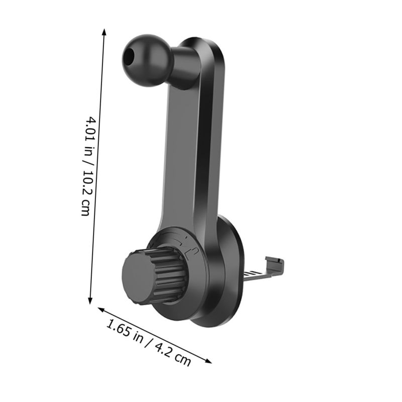 2 Pcs Black Air Vent Phone Mount With Swivel For Secure Fit And Easy Viewing - Image 3