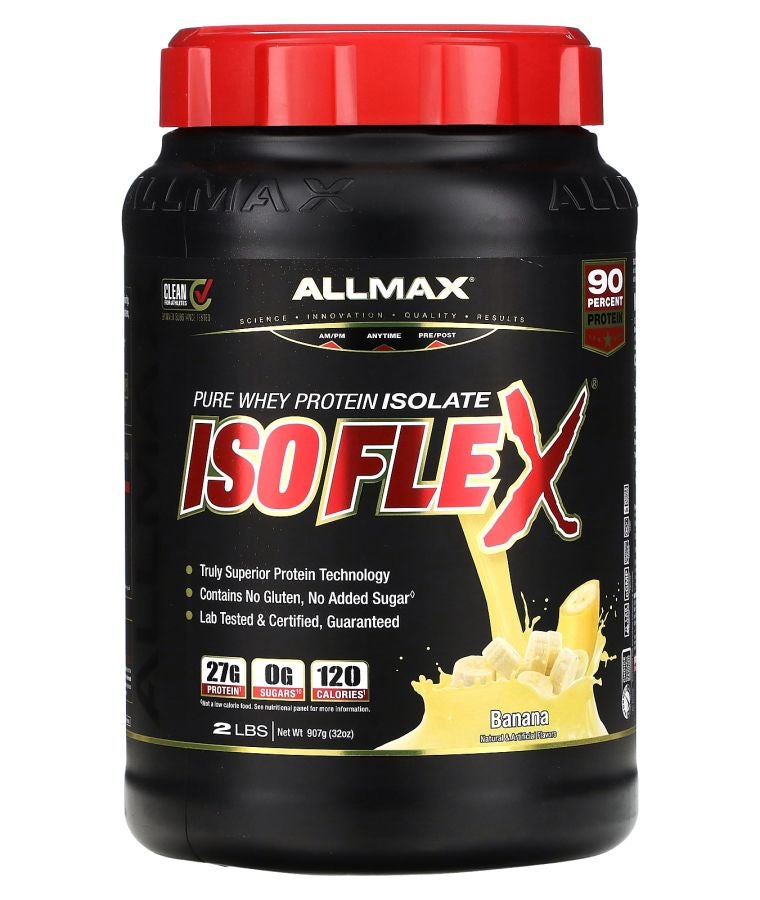 Allmax ISOFLEX® Pure Whey Protein Isolate Banana 2 lbs (907 g)