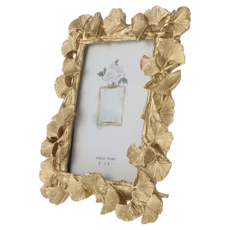 2pcs Gingko Leaf Photo Frame Retro Bedroom Table Frame Adornment Decoration - Image 1