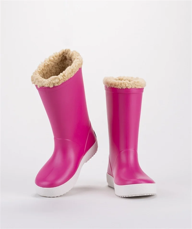 Igor Splash Nautico Kids Furry Fuchsia Rain Boots W10207-007 V9