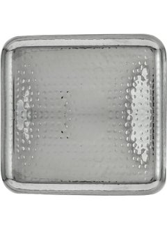 KEDGE Kedge Stainless Steel Hammered Square Deluxe Platter, Small  - Image 2