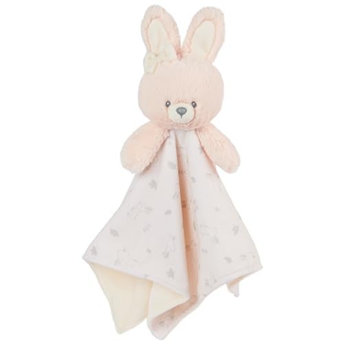 GUND Baby Sustainably Soft Bunny Lovey Stuffed Animal Plush Blanket Made from 100 Recycled Materials for Babies and Newborns PinkCream 10 - Image 1