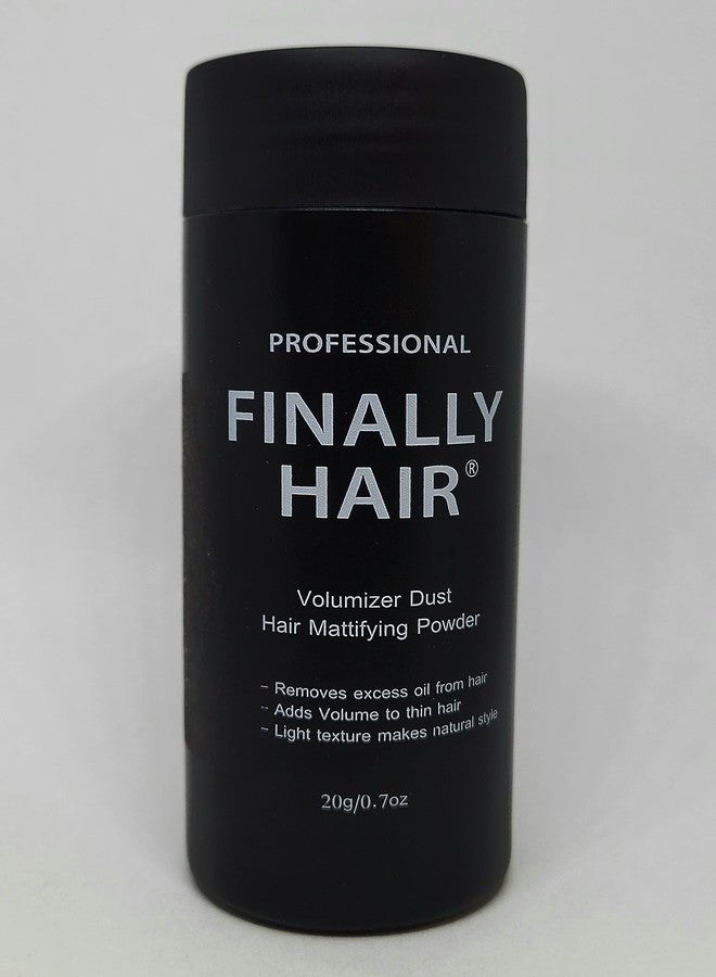Finally Hair Volumizer Dust It .7 oz (20 gram) Jumbo Double Size Bottle Hair Mattifying Powder Volume & Softness No Mess Matting or Clumping Easily Comb Thin Lifeless Hair to Luscious Fullness by Finally Hair - Image 1