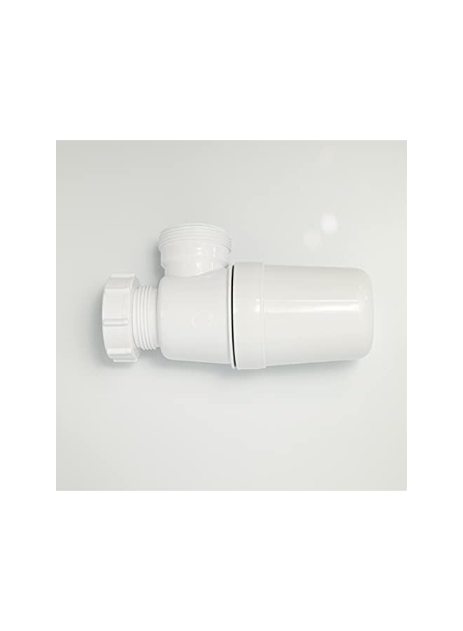 The Bros فخ زجاجة حوض الغسيل حوض الحمام مصيدة تصريف أنبوب 1 1/4" - صنع في الإمارات العربية المتحدة - Image 3